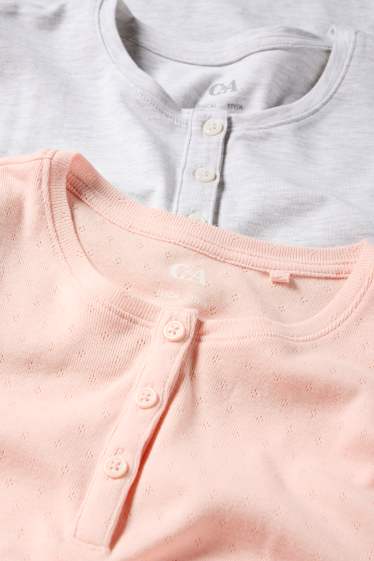 Nena - Paquet de 2 - part superior de pijama - rosa