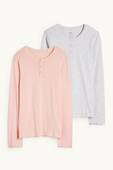 Nena - Paquet de 2 - part superior de pijama - rosa