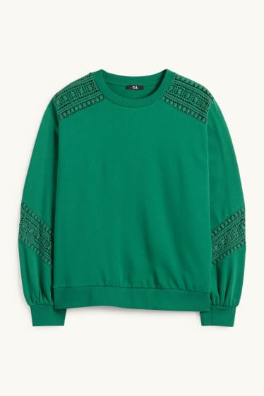 Damen - Sweatshirt - grün