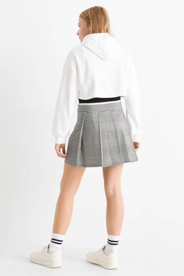 Bambine - Gonna - a quadretti - bianco / nero