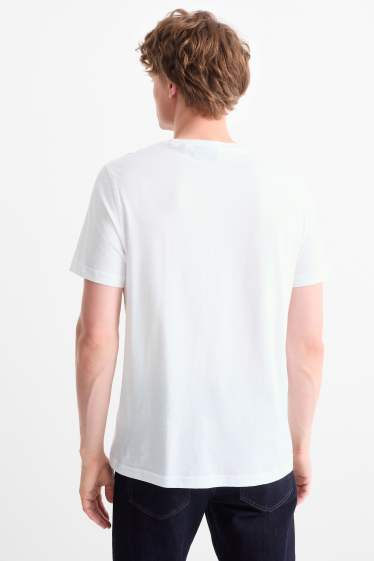 Herren - T-Shirt - Regular Fit - weiss