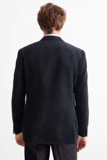 Herren - Sakko - Regular Fit - strukturiert - dunkelgrau