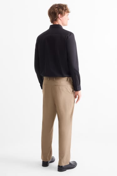 Home - Pantalons combinables - regular fit - marró clar