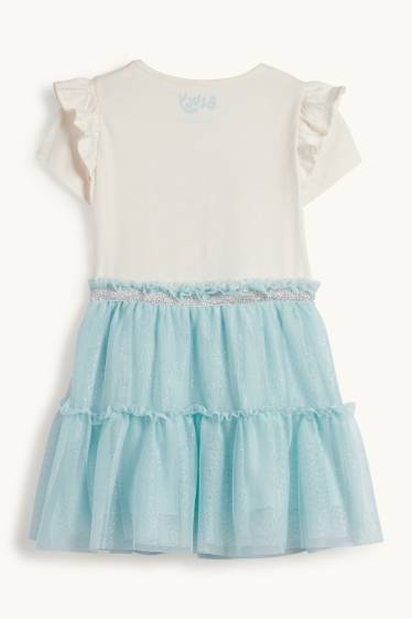 Nena - Bluey - vestit - efecte brillant - blanc trencat