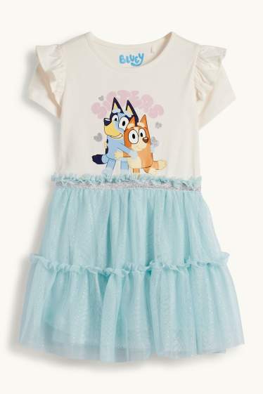 Nena - Bluey - vestit - efecte brillant - blanc trencat