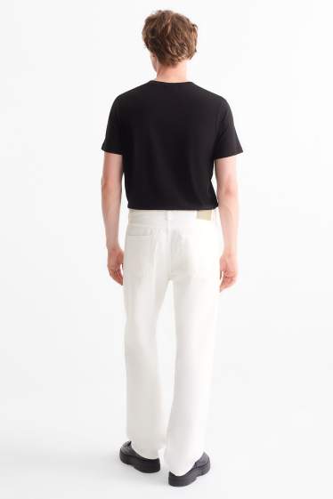 Herren - Relaxed Jeans - weiss