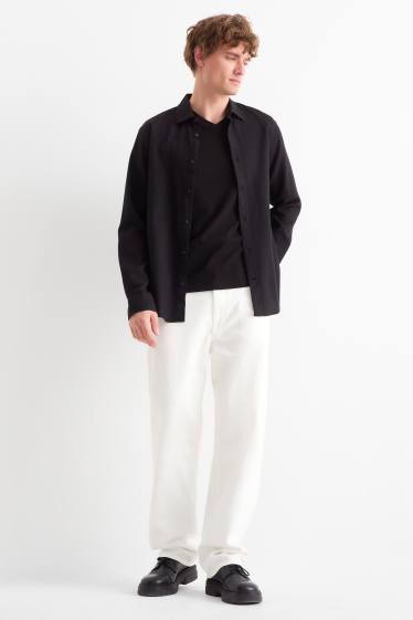 Herren - Relaxed Jeans - weiss