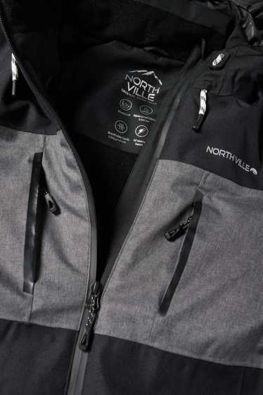 Nen - Jaqueta d’esquí amb caputxa - impermeable - negre