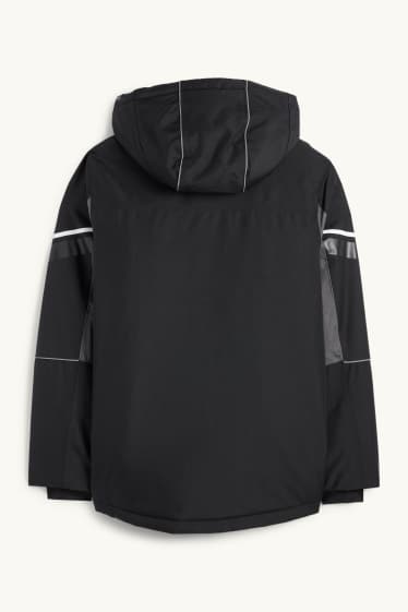 Nen - Jaqueta d’esquí amb caputxa - impermeable - negre