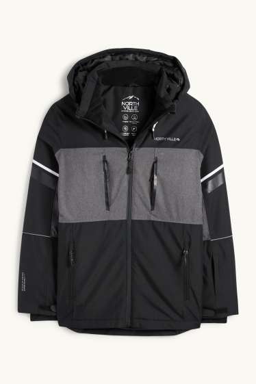 Nen - Jaqueta d’esquí amb caputxa - impermeable - negre