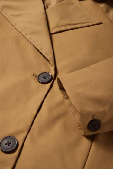 Dona - Gavardina crop - marró