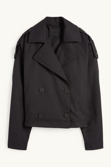 Dona - Gavardina crop - negre