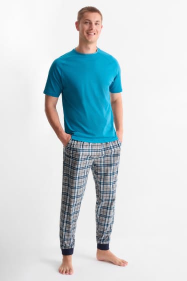 Heren - Pyjama - petrol