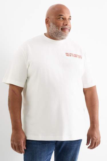 Herren - T-Shirt - Relaxed Fit - weiß
