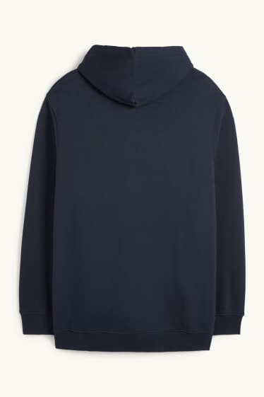 Heren - Hoodie - donkerblauw