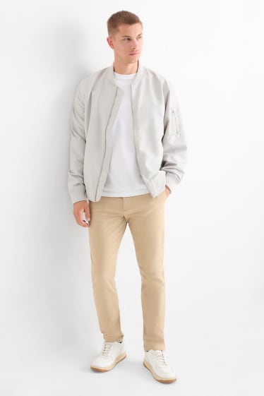 Men - Chinos - slim fit - beige