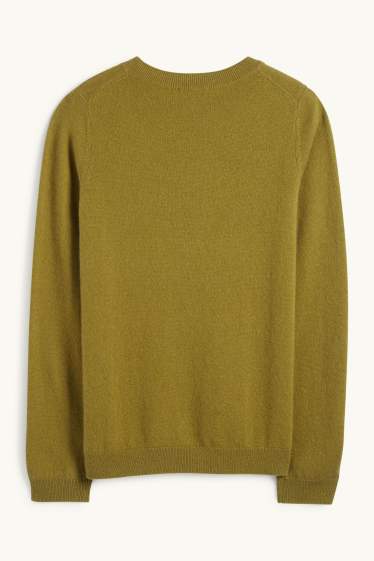 Dames - Trui van kasjmier - groen