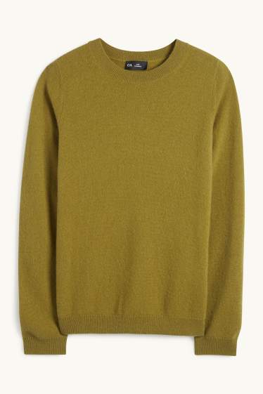 Dames - Trui van kasjmier - groen