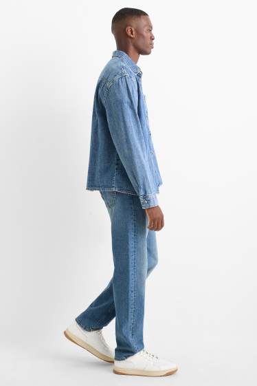 Hommes - Regular jean à boutons - jean bleu