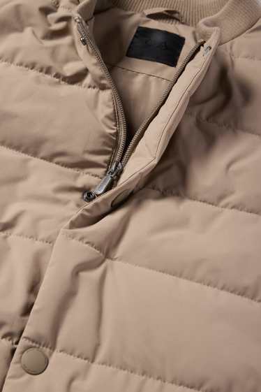 Heren - Blouson met stiksels - waterafstotend - beige