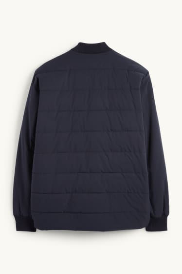 Heren - Blouson met stiksels - waterafstotend - donkerblauw