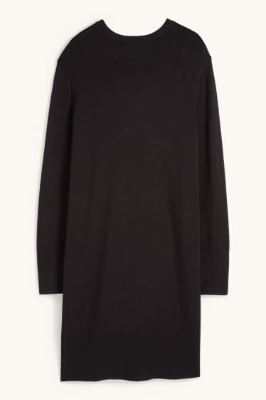 Femmes - Robe en maille - noir