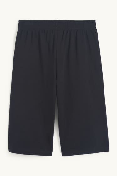 Children Girls - California - sweat Bermuda shorts - black