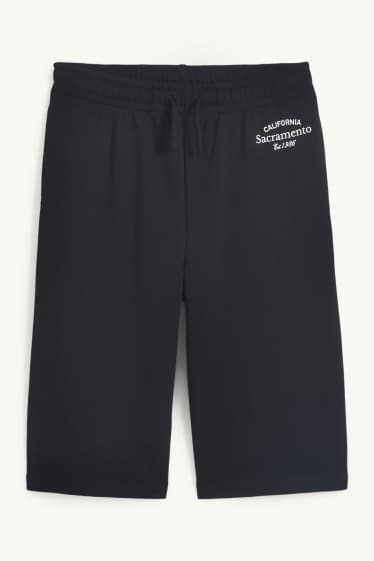 Children Girls - California - sweat Bermuda shorts - black