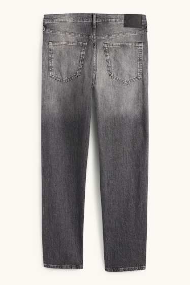 Men - Relaxed tapered jeans - LYCRA® - denim-gray