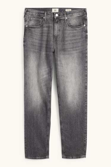 Men - Relaxed tapered jeans - LYCRA® - denim-gray