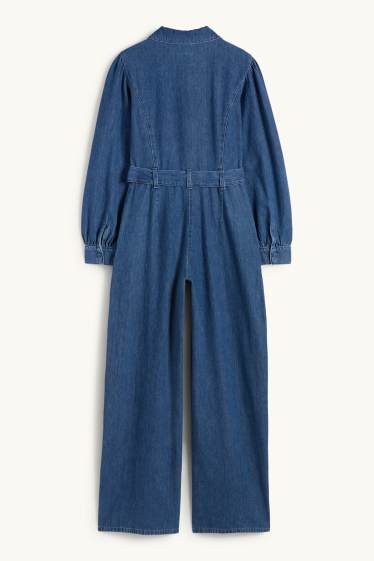 Dona - Granota texana amb cinturó - texà blau