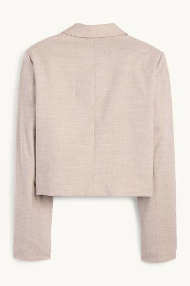 Femei - Blazer office - regular fit - structurat - bej