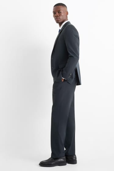 Hommes - Veste de costume - regular fit - Flex - LYCRA® - Mix & Match - bleu foncé