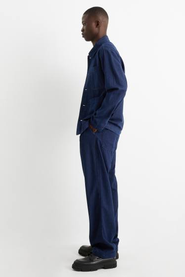 Herren - Relaxed Jeans - Chino - dunkeljeansblau