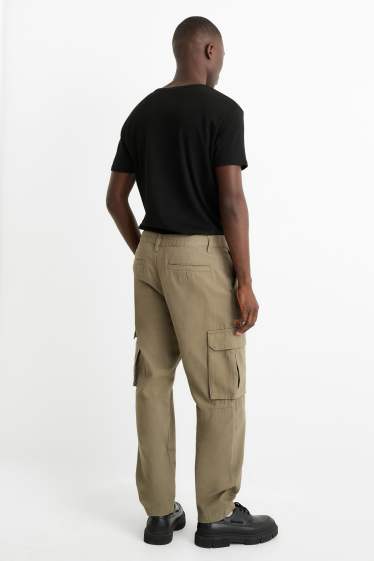 Pánské - Cargo kalhoty - khaki