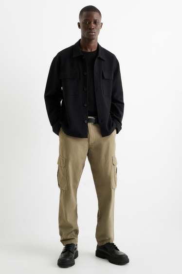 Pánské - Cargo kalhoty - khaki