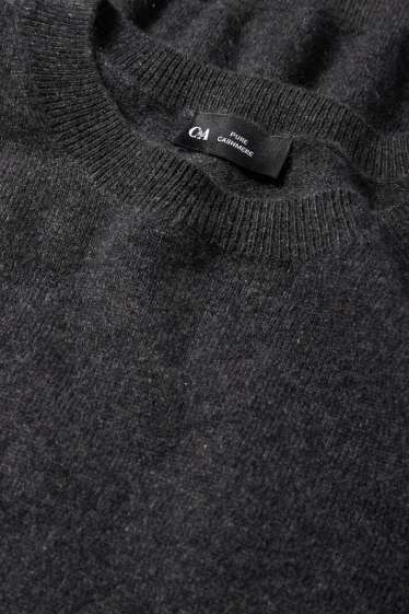 Femmes - Pull en cachemire - gris foncé