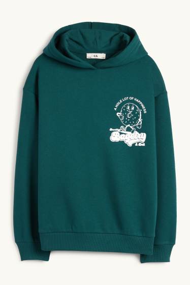 Children Girls - Bagel - hoodie - green
