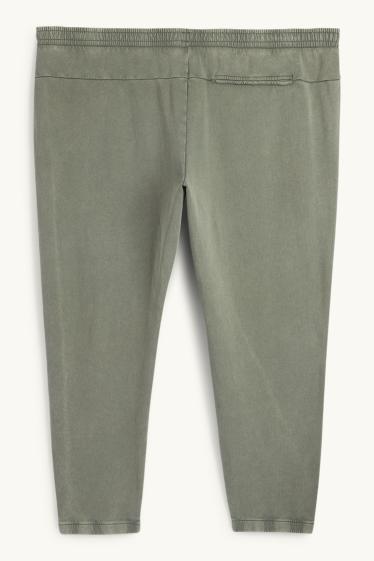 Men - Joggers - khaki
