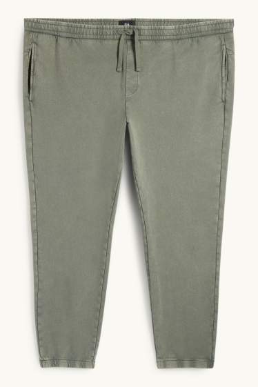 Men - Joggers - khaki