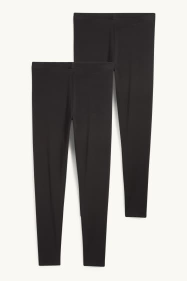 Donna - Confezione da 2 - leggings  - nero