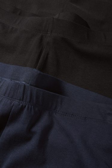 Donna - Confezione da 2 - leggings  - blu scuro