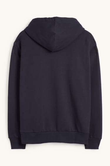 Men - Hoodie - dark blue