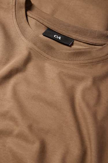 Heren - Longsleeve - bruin