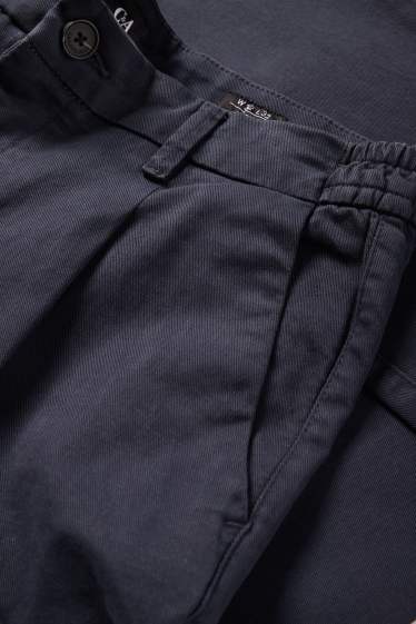 Hommes - Chino - bleu foncé