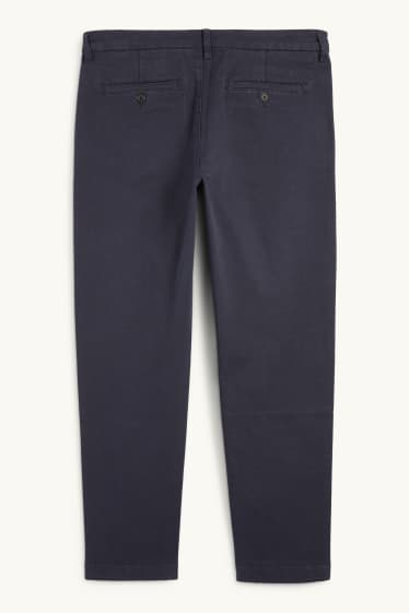 Hommes - Chino - bleu foncé