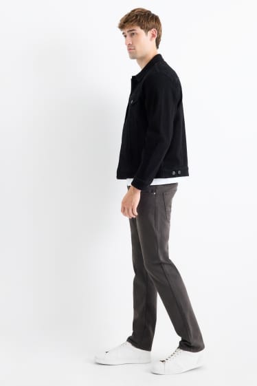 Hommes - Slim jean - Flex jog denim - LYCRA® - gris foncé