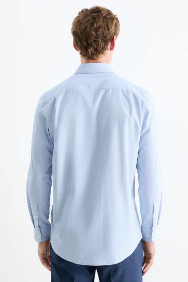 Heren - Business-overhemd - regular fit - kent - lichtblauw