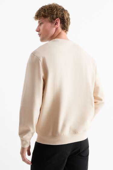 Hommes - Sweat - beige clair