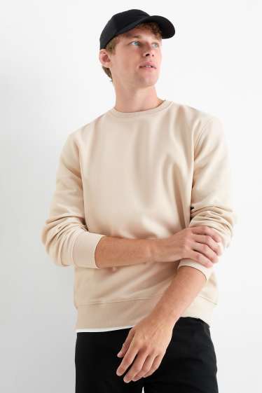 Hommes - Sweat - beige clair